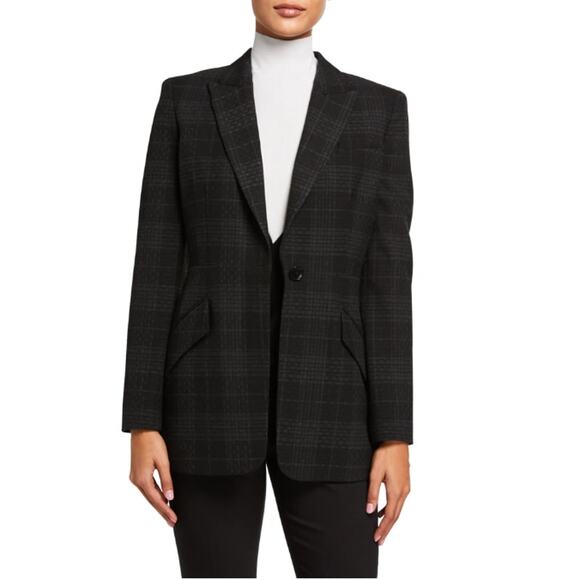 Elie Tahari Black Plaid Blazer - Picture 8 of 8